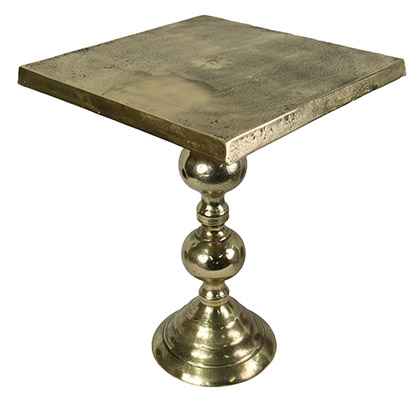 Brass Square Table - Click Image to Close